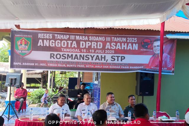 WAKIL KETUA DPRD KABUPATEN ASAHAN DARI FRAKSI PDI-PERJUANGAN, ⁠ROSMANSYAH, S.TP. MELAKSANAKAN RESES TAHAP III TAHUN ANGGARAN 2025